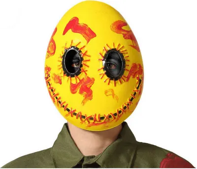 Produktbild von Maske Smile Halloween Gelb