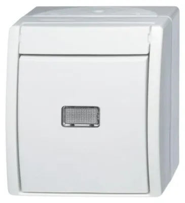 Produktbild von Busch-Jaeger 1484-0-0377, Tasten, Weiß, IP44, CE, 74 mm, 55 mm