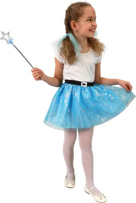 Produktbild von Kinderkostüm Schneeflocken Tutu Rock