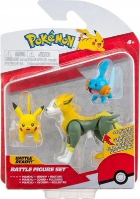 Image de Figurines de combat Pokemon PIKACHU BOLTUND MUDKIP