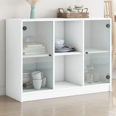 Produktbild von vidaXL Sideboard Weiß 102x37x75,5 cm Holzwerkstoff