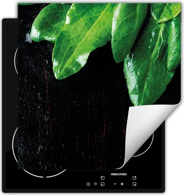 Produktbild von DarHaus Herdabdeckplatte 50x52 cm Anti Rutsch Matte Aufrollbar, schwarz - Küche