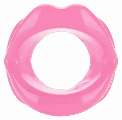 Produktbild von Silikon-Gesichts-Lifting-Lippen-Trainer, Mundmuskel-Straffer, Straffungs- und Anti-Falten-Gerät, rosa