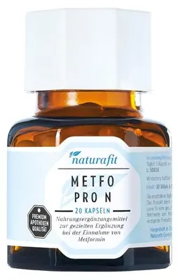 Immagine prodotto di naturafit Metfo Pro N capsule, 20 capsule