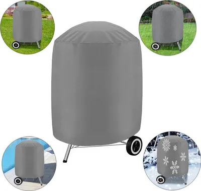 Produktbild von Abdeckhaube 91x76x76 cm Grillabdeckung Grill Schutzhülle Cover Kugelgrill Smoker wasserdicht