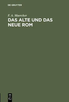 Produktbild von Das alte und das neue Rom