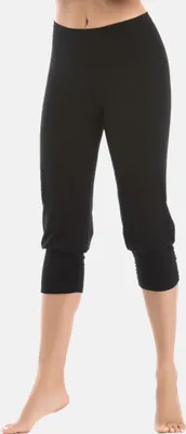 Immagine prodotto di Teyli Leggings 3/4 in cotone Comforto Donna 2206 nero L
