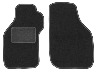 Image de Tapis avant en moquette pour Mitsubishi Eclipse III 1999-2006 (coupé) – 2 pièces, gris graphite, sur mesure – Wielganizator LUX