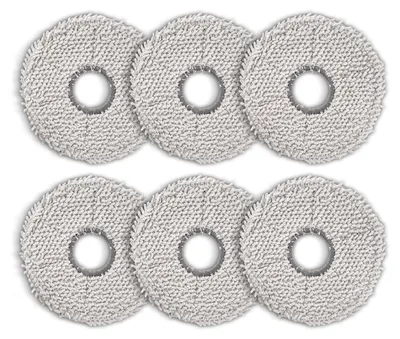 6 Wischpads für ECOVACS DEEBOT T30S, X2 Omni, X1 Omni u. a.
