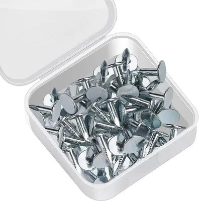 Imagen del producto de 100 tornillos de acero para carpintería, casas de jardín y proyectos exteriores: acero inoxidable, resistentes y duraderos