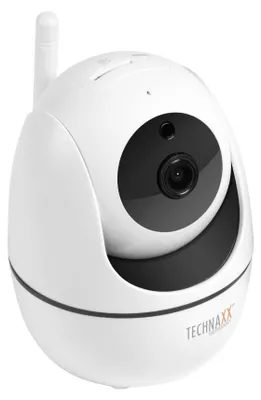 Produktbild von Technaxx TX-146, IP-Sicherheitskamera, Drinnen, Kabellos, Extern, Tisch/Wand, Schwarz, Weiß