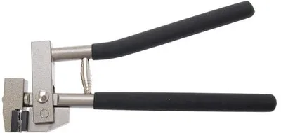 Produktbild von 6140 | Absetzzange | für Blechkanten bis 1 mm | Länge 300 mm | Selbstöffnend | Absetztiefe 13 mm | Backenbreite 22 mm | für Kfz-Karosserie-Reparaturen | Gummigriff