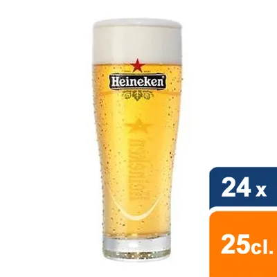 Produktbild von Heineken Biergläser Ellipse 25 cl - 24 Stück