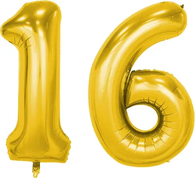 Immagine prodotto di Set palloncino in foil - Oro/40 pollici - 1 + 6
