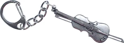 Produktbild von Geige Schlüsselanhänger Miniblings Anhänger Schlüsselring Musik Violine silber