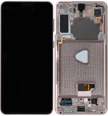 Produktbild von Original AMOLED Display Touchscreen Bildschirm Rahmen Phantom Violett für Samsung Galaxy S21+ 5G G996B
