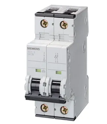 Immagine prodotto di Interruttore miniaturizzato Siemens 16 A 2 poli B (5SY4216-6)