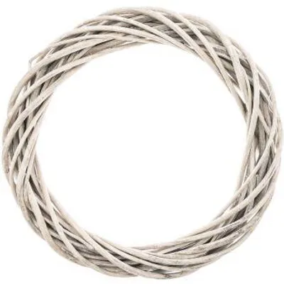 Produktbild von Weidenkranz grau 25cm