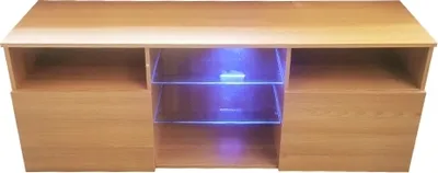 Produktbild von TV-Möbelkommode Sieno mit LED-Beleuchtung weiß