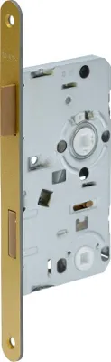 Produktbild von ABUS WC-Einsteckschloss (DIN: DIN rechts, Stulpfarbe: Hammerschlag Gold) DIN: DIN rechts Stulpfarbe: Hammerschlag Gold