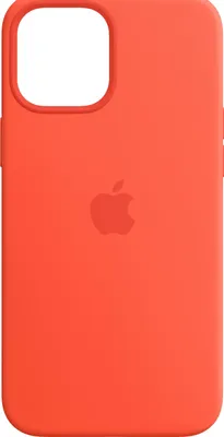 Zdjęcie produktu dla Apple Silicone Backcover MagSafe dla Apple iPhone 12 Pro Max - Electric Orange