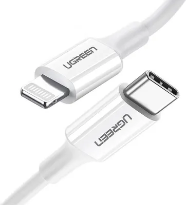 Produktbild von Ugreen MFi USB-C zu Lightning Kabel 1,5m Weiß