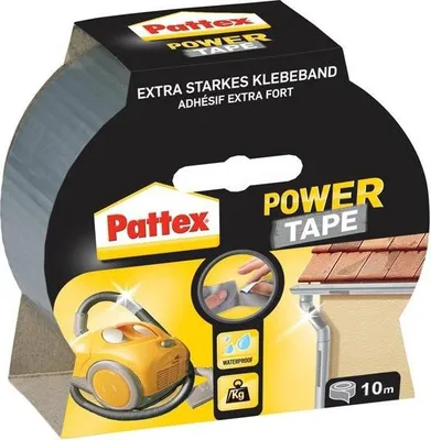 Immagine prodotto di Nastro Pattex Power Tape, adesivo, 50 mm, L-10 m, argento