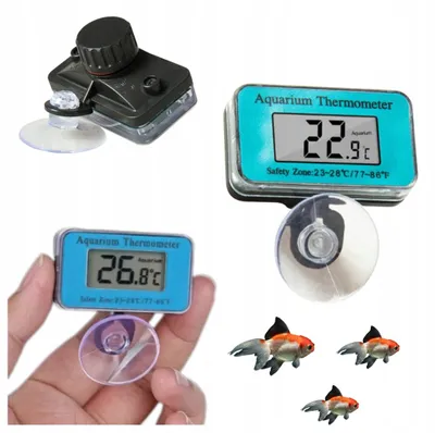 Immagine prodotto di Termometro digitale per acquario, impermeabile, con display LCD, precisione 0,1 °C