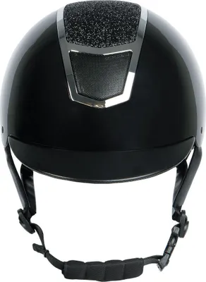 Zdjęcie produktu dla Harrys Kask jeździecki Matterhorn czarny srebrny z brokatem, rozmiar: S/53-55 cm