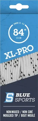 Produktbild von Schnürsenkel Blue Sports XL-PRO Baumwolle weiss/schwarz 96"/244cm