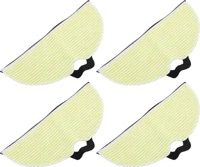Imagen del producto de 4 unidades de repuesto para la almohadilla de la mopa de aspiradora, fibra reutilizable y lavable, superabsorbente, para robots aspiradora Shark RV2001WD y RV2002WD