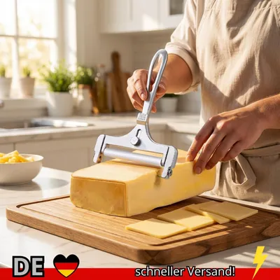 Produktbild von Käsehobel Aluminium Einstellbare Dicke Draht Küchenhelfer