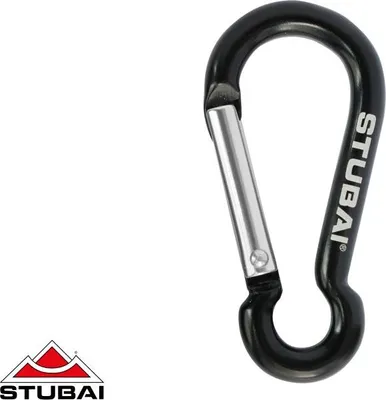 Produktbild von STUBAI Attach Fangkarabiner schwarz