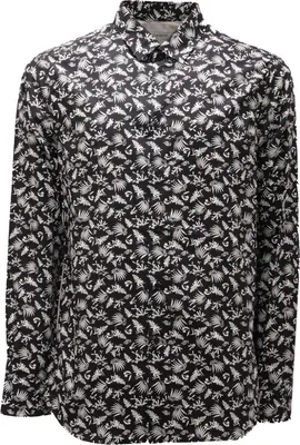 Produktbild von 4160AE camicia uomo PAOLO PECORA Baumwolle black/white shirt man