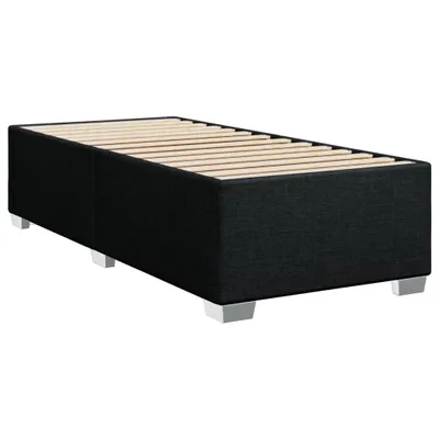 Zdjęcie produktu dla Rama łóżka bez materaca Czarna 90x200 cm Tkanina