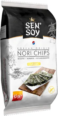 CHIPSY NORI KLASYCZNE BEZGLUTENOWE 4,5 g - SEN SOY