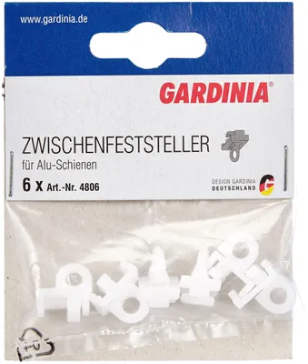Produktbild von Gardinia Feststeller für Aluminium-Vorhangschienen, 13 mm, Zwischenfeststeller f
