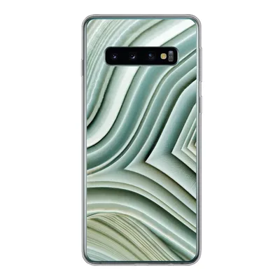 Produktbild von MuchoWow® Handyhülle Schutzhülle Hülle für Samsung Galaxy S10 Naturstein - Abstrakt - Grau Silikon Softcase Handy Hülle - Handytasche