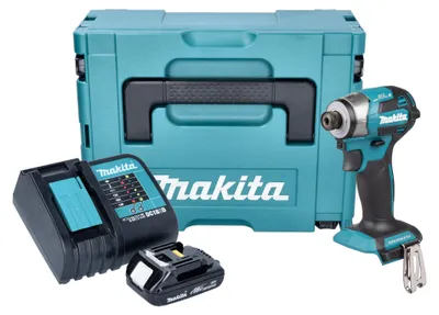 Immagine prodotto di Avvitatore a impulsi a batteria Makita DTD 173 SY1J 18 V 180 Nm 1/4" brushless + 1x batteria ricaricabile 1,5 Ah + caricabatterie + Makpac