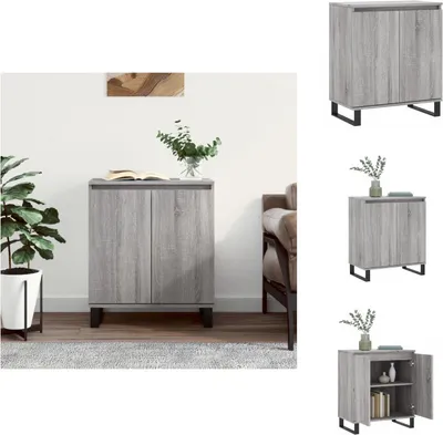 Obrázok produktu pre vidaXL Príborník Grey Sonoma 60x35x70 cm Materiál na báze dreva - Príborníky