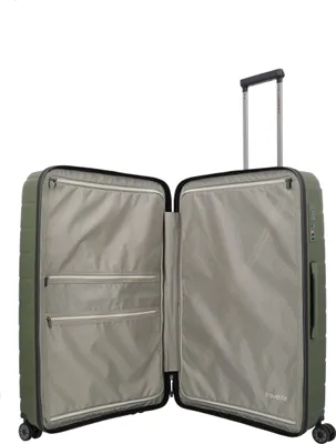 Produktbild von Travelite Air Base, Karre, Harte Schale, Olive, Groß, 4 Rad/Räder, TSA-Kombinationsschloss