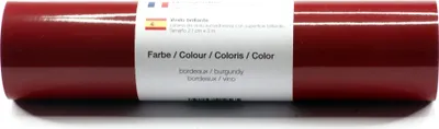 Produktbild von Kreativplotter Vinylfolie glÇÏnzend BORDEAUX 21x300 cm