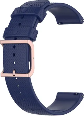 Produktbild von BStrap Silicone Rain Armband für Xiaomi Amazfit GTS, dark blue