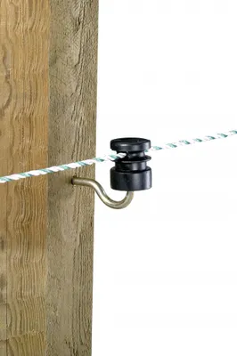 Obrázok produktu pre Kerbl drážkový izolátor čierny 5,3 mm, 30 ks v HB