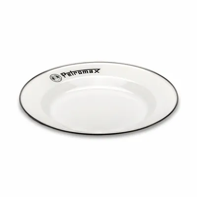Produktbild von Petromax Emaille Teller weiß 2 Stück (18 cm)