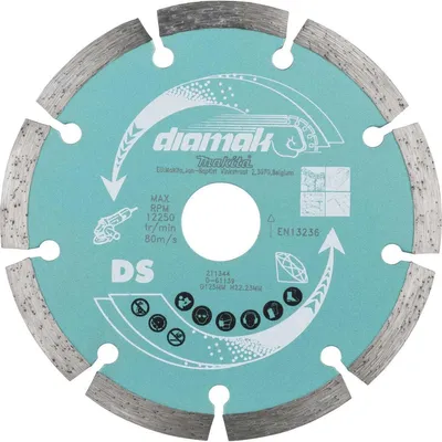 Produktbild von Diamantový kotúč Makita D-61139 125x22,23 DIAMAK rezný kotúč pre uhlovú brúsku