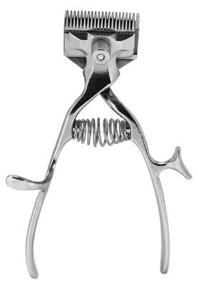 Produktbild von Haarentfernung Trimmer Cutter Hand Classic Clipper Barber Edelstahl Manuelles Haarschnitt-Werkzeug