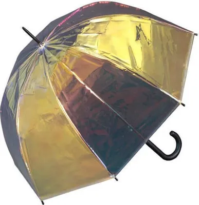 Produktbild von Happy Rain Long AC Domeshape Shiny Automatik Regenschirm Schirm 40979