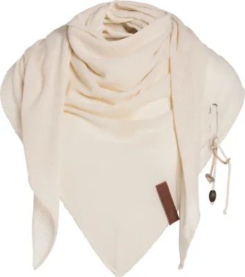 Produktbild von Knit Factory Lola Dreieckstuch - Ecru - 190x85 cm