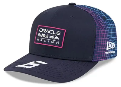 Immagine prodotto di Cappello Red Bull, Team Arvid Lindblad, modello 9SEVENTY, marca New Era, edizione speciale Miami, colore blu, anno 2026